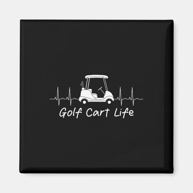 Íman Golf Carrinho, Piada Engraçada Parody Golfer Co (Frente)