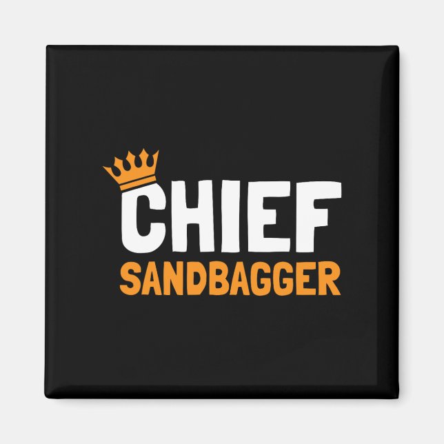 Íman Golf Chefe Sandbagger - Uni-adultos (Frente)