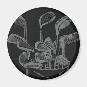 ÍMAN GOLF CLUB ART MAGNET