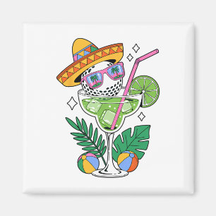 Íman Golf Margarita Sombrero Tropical Cinco De Mães