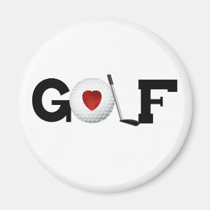 Íman Golfe com bola de golfe