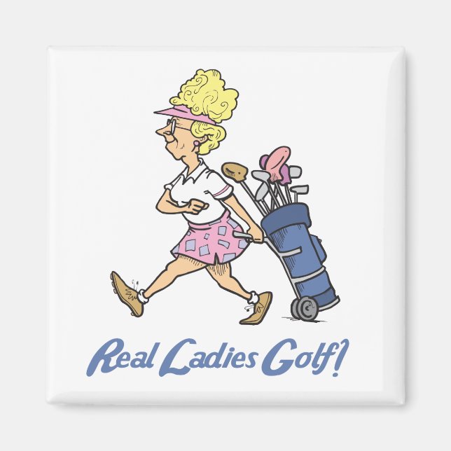 Íman golfe das verdadeiras damas (Frente)
