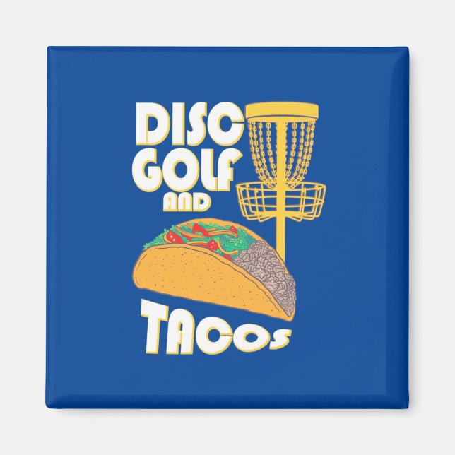 Íman Golfe De Disco E Tacos (Frente)