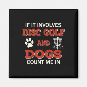 Íman Golfe de Disco Engraçado e Cães Me Contam no Espor