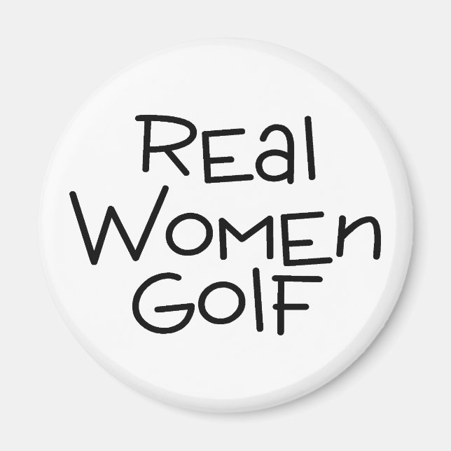 Íman Golfe de Mulheres Reais (Frente)