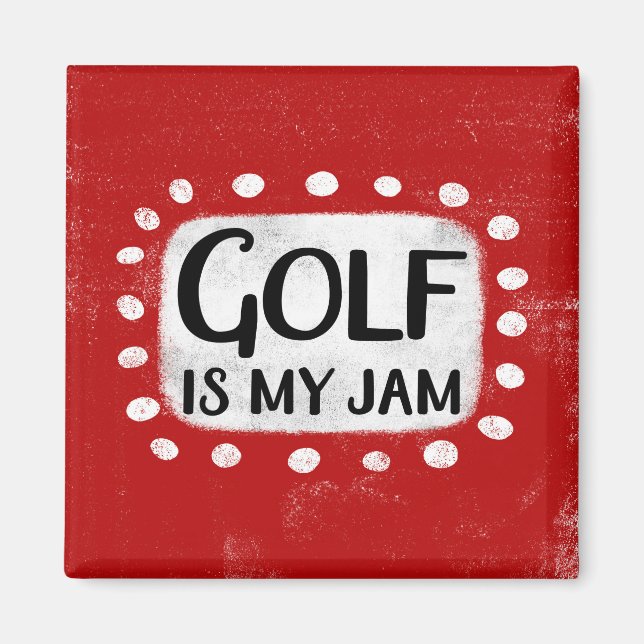 Íman Golfe É Meu Magnético Frigorífico (Frente)