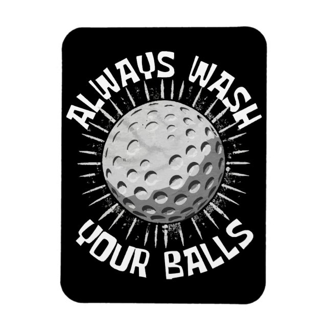 Íman Golfe engraçado (Vertical)