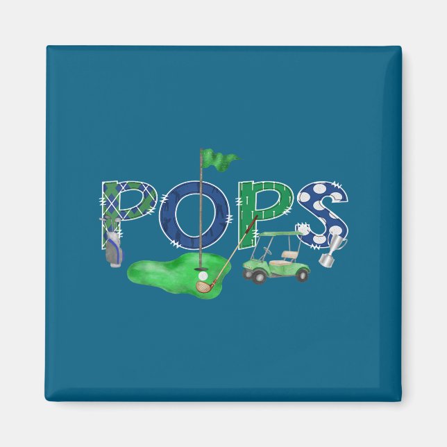Íman Golfe Minimal Pops Buraco Um 1º (Frente)