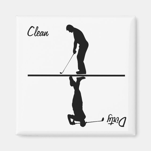 Íman Golfe Sujo/Limpo (Frente)
