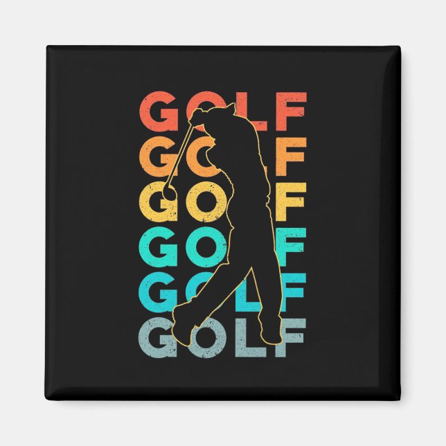Íman Golfer Retro (Frente)