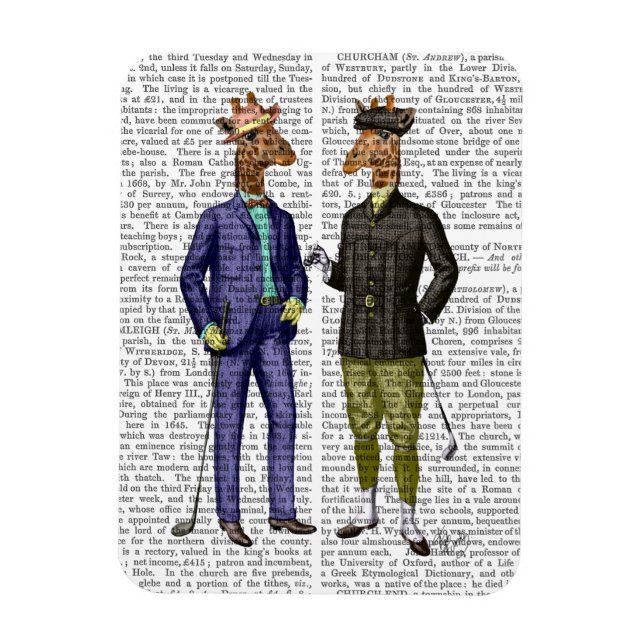 Íman Golfing Girafes 2 (Vertical)