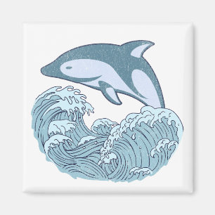 Íman Golfinho azul-bonito