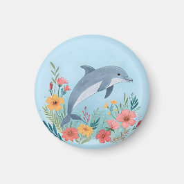 Íman Golfinho Floral