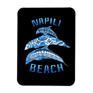 Íman Golfinhos Tribais De Vacinação De Napili Beach Haw