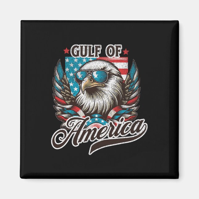 Íman Golfo Da América Americana Funny Usa Eagle (Frente)