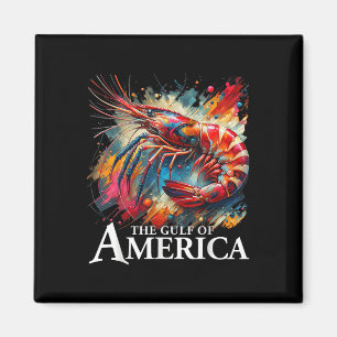 Íman Golfo Da América Do Eua - Retro Golfo Do México Nu