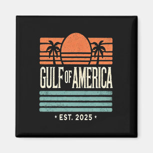 Íman Golfo Da América Dos Eua Sunset & Palm Trees R