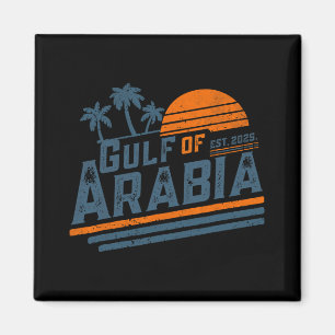 Íman Golfo Da Arábia Est 2025 Trump Arabian Golfo Funny