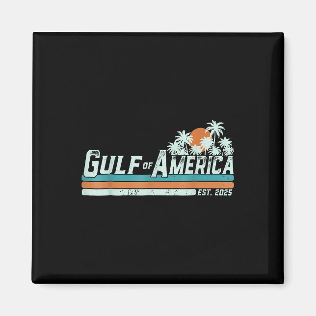 Íman Golfo De Bandeira Americano 2025 (Frente)