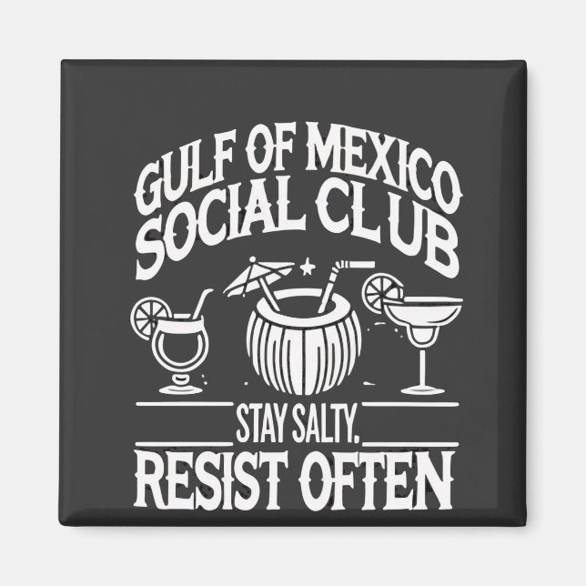 Íman Golfo do México Clube Social Permaneça Salgado Res (Frente)