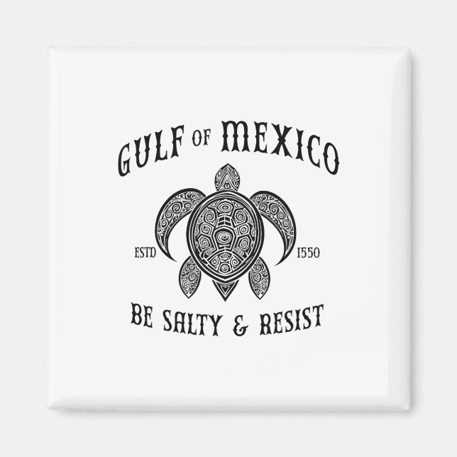 Íman Golfo Do México É Salgado E Resiste (Frente)