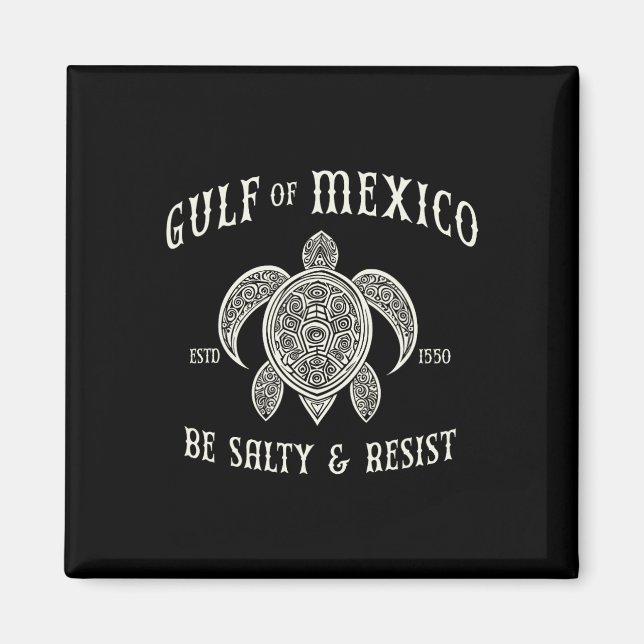 Íman Golfo Do México É Salgado E Resiste 1 (Frente)