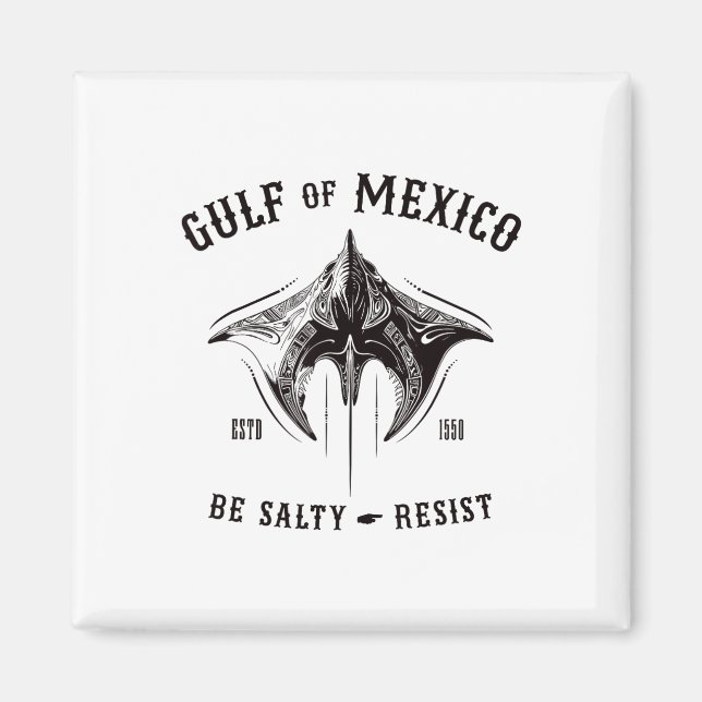 Íman Golfo Do México É Salgado E Resiste Tribyl Manta R (Frente)