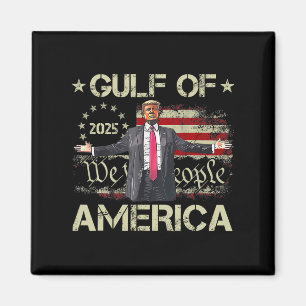 Íman Golfo Dos Eua América Est 2025 Bandeira Americana