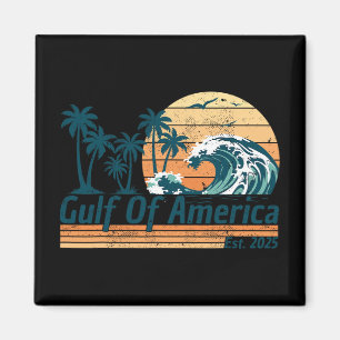 Íman Golfo Dos Eua América Leste 2025 Retro Vintage Bea