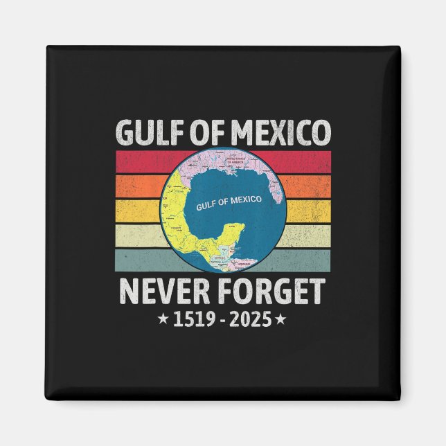 Íman Golfo Funny Da América Dos Eua Golfo Do México Nun (Frente)