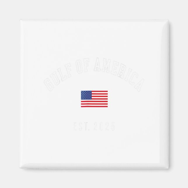 Íman Golfo Retro Da América Est 2025 U.A. Flag M (Frente)