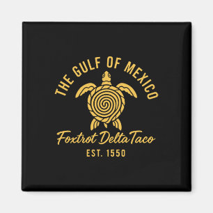Íman Golfo Retro Do México Est 1550 Foxtrot Delta Taco