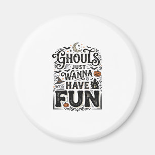 Íman Golos só Querem se Divertir no Halloween Vetor Des