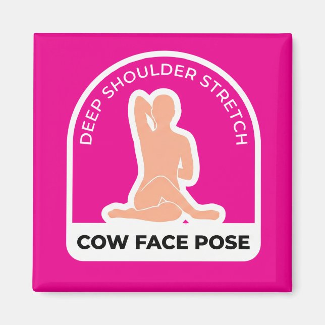 Íman Gomukhasana Postura da Face de Vaca • Alongamento  (Frente)