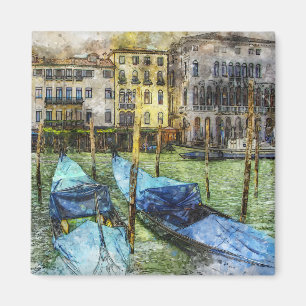 Íman Gondolas Italiano Azul