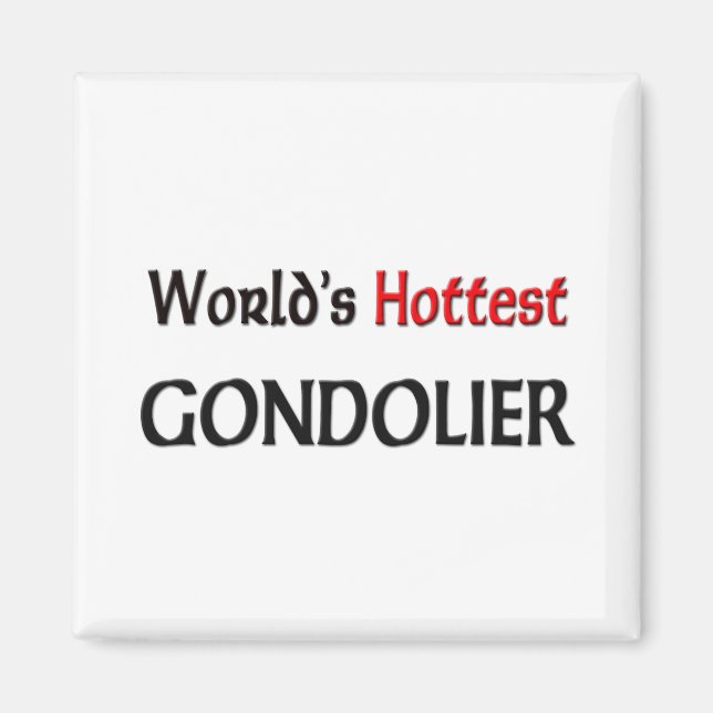 Íman Gondolier Mais Alto Do Mundo (Frente)