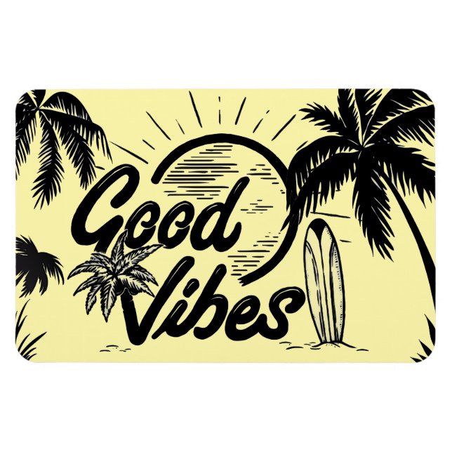 Íman "Good Vibes" Magnet (Horizontal)
