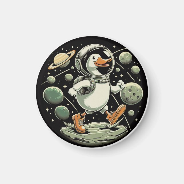 Íman "Goose in Space" Magnet (Frente)