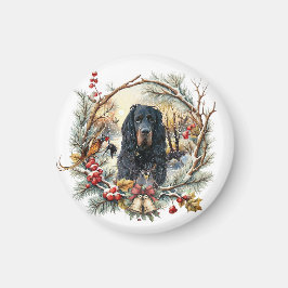 Íman Gordon Setter Alegria de Natal – Arte Canina Sazon