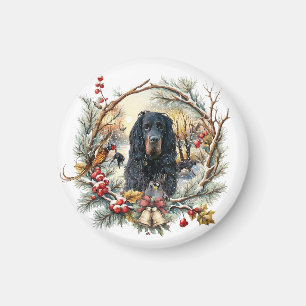 Íman Gordon Setter Alegria de Natal – Arte Canina Sazon