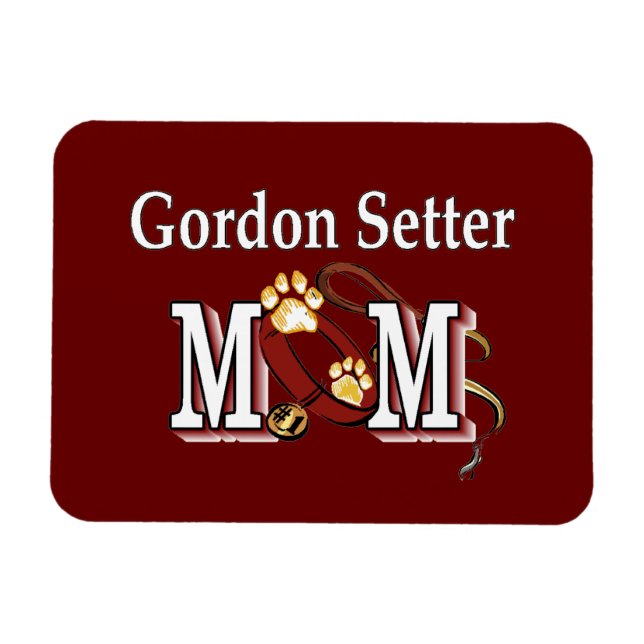 Íman Gordon Setter Mãe Gifts (Horizontal)