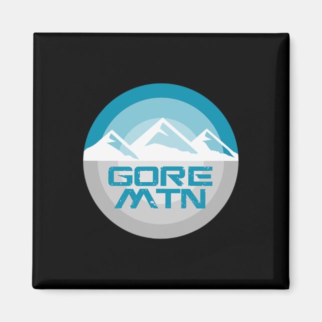 Íman Gore Mountain Ny Graphic Snowboard Ski T (Frente)