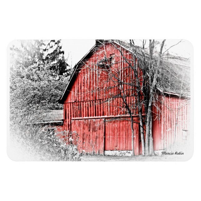 Íman Gorgeous Red Barn (Horizontal)