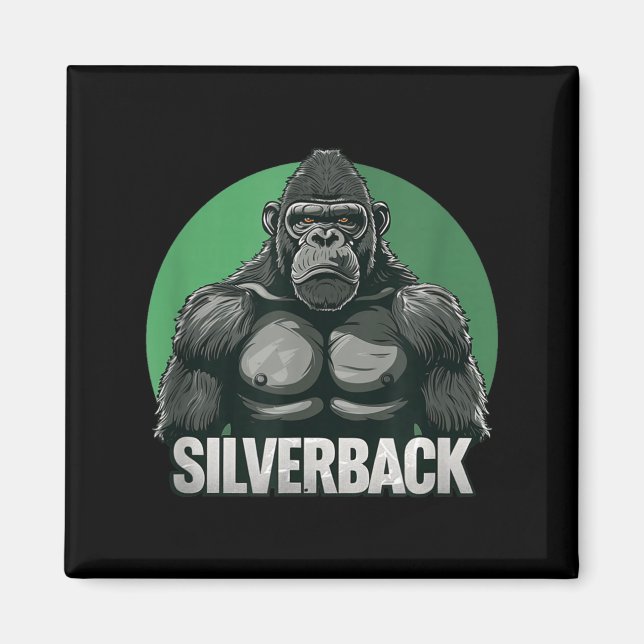 Íman Gorila Macho Forte Para Amantes de Macacos  (Frente)