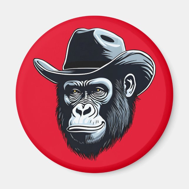 Íman Gorilla Cowboy (Frente)