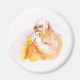 Íman Gorilla sucking fingers Magnet 指しゃぶりのゴリラマグネット