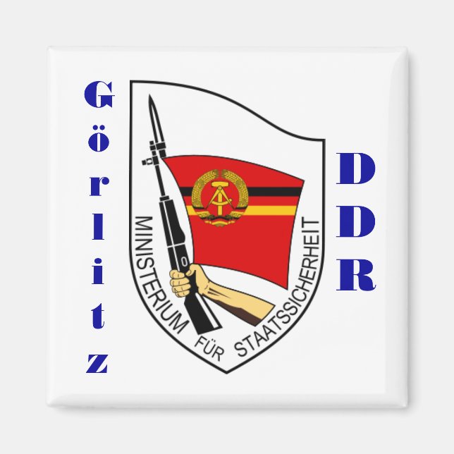 Íman Görlitz, Alemanha Stasi Magnet DDR (Frente)