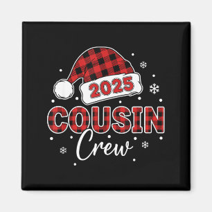 Íman Gorro de Papai Noel Christmas Buffalo Plaid 2025 E