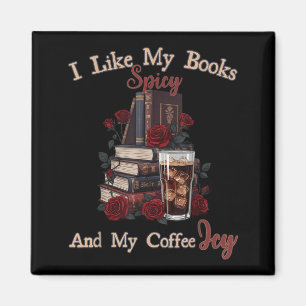 Íman Gosta de livros picantes e café gelado camisa bibl