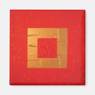 Íman gostando de magnet refrigerador vermelho moderno